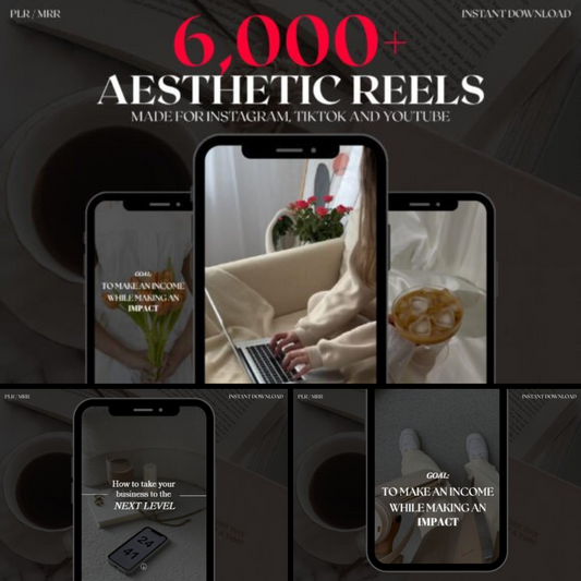 6000+ Aesthetic Faceless Video Reels