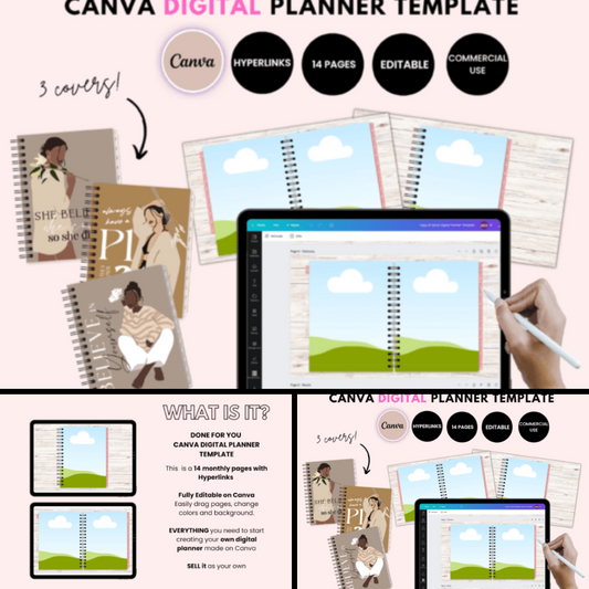 Canva DIGITAL Planner Template