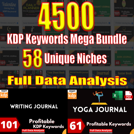 KDP Keywords Research Mega Bundle