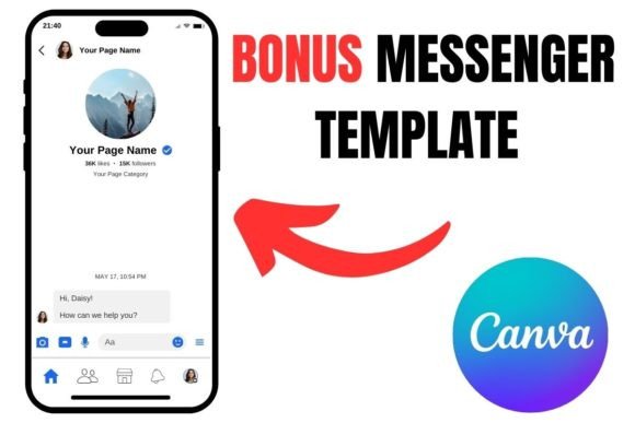 Facebook Mockup Templates Canva + Bonus