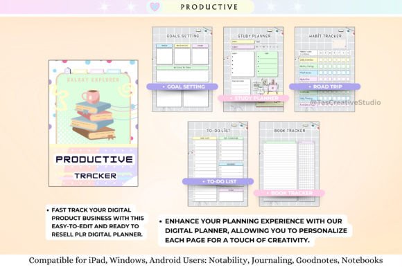 Minimalist PLR Digital Planner - Canva