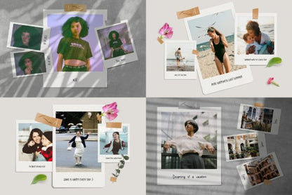 Polaroid Photo Templates Big Set