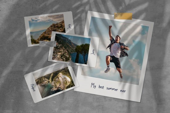 Polaroid Photo Templates Big Set