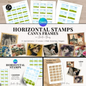 Horizontal Stamps Canva Frame Template