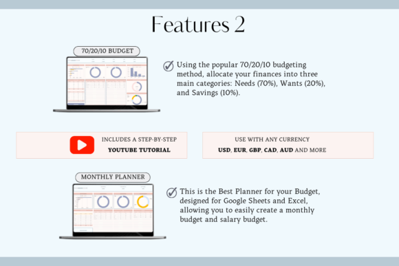 Monthly Budget Spreadsheets Templates