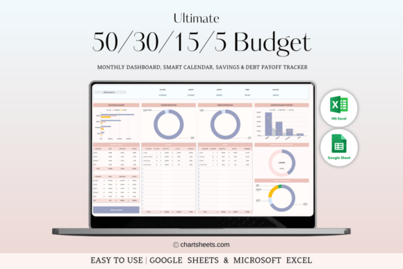 Monthly Budget Spreadsheets Templates