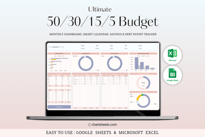 Monthly Budget Spreadsheets Templates