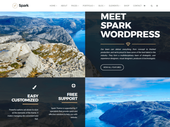 Spark Drag & Drop WordPress Theme