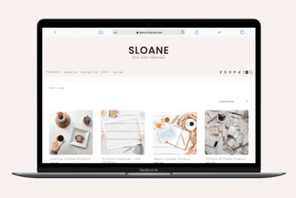 Sloane Feminine Wordpress Theme