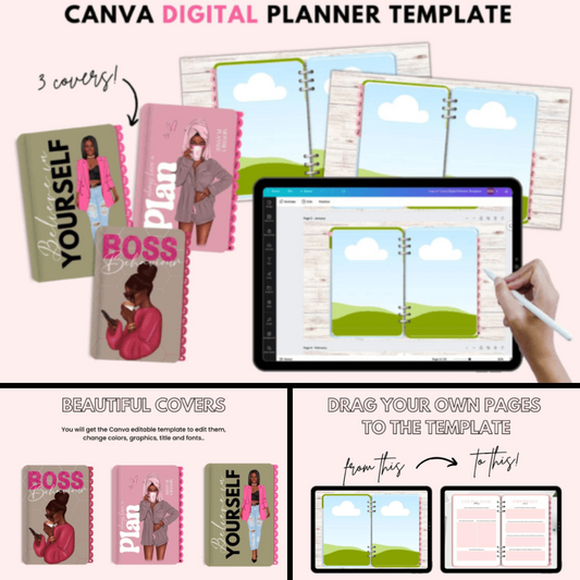 Canva DIGITAL Planner Template